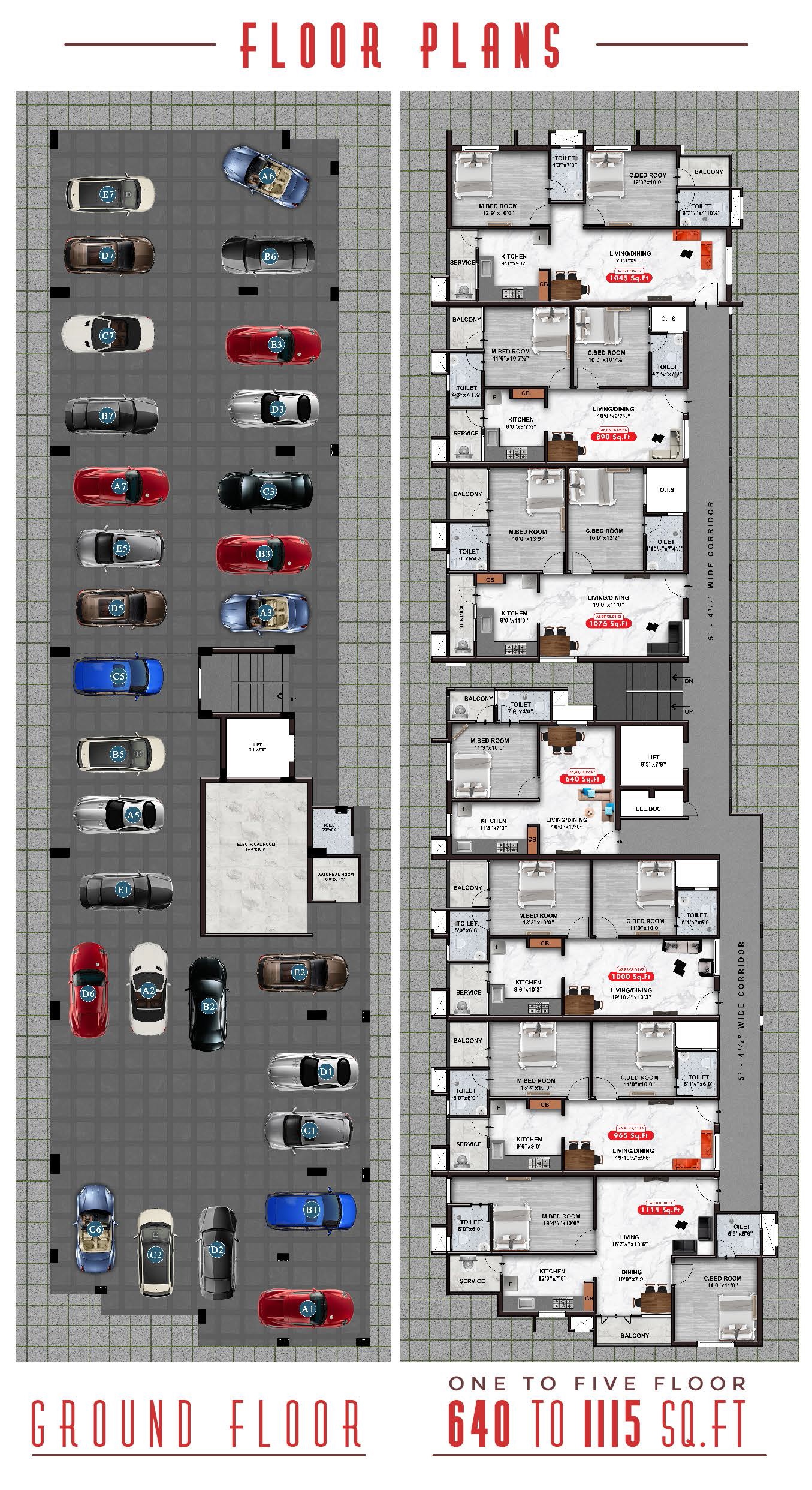 Nest Sai Castle Floor Plans