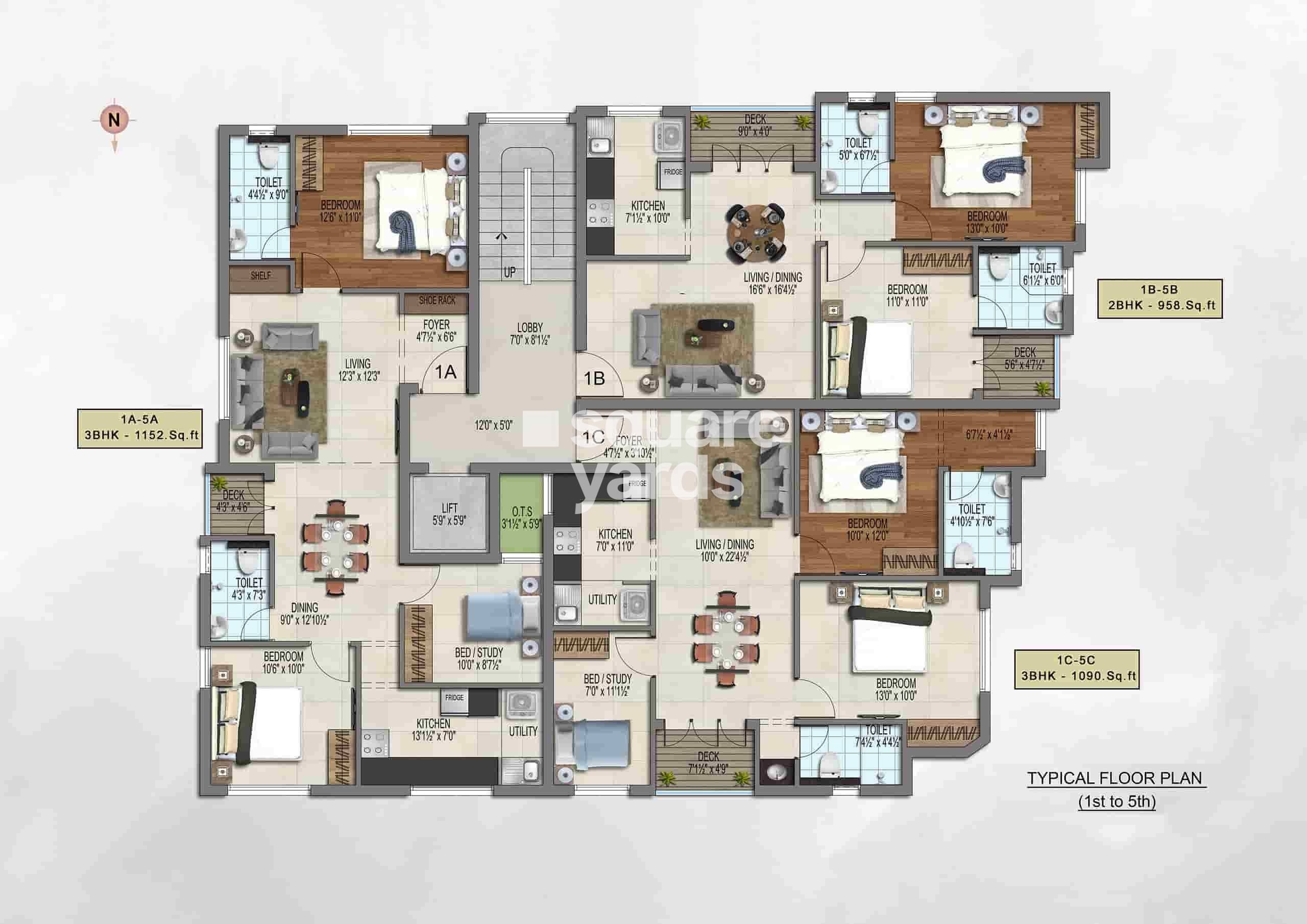 Pearl Krishna Floor Plans