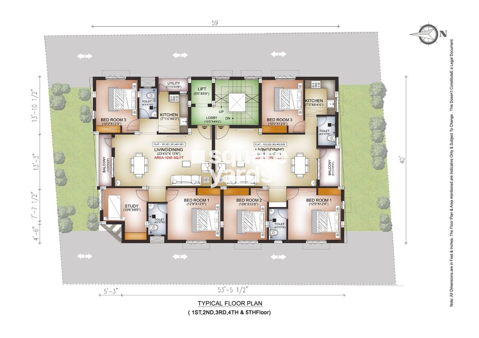 Pearl Shivani Floor Plans