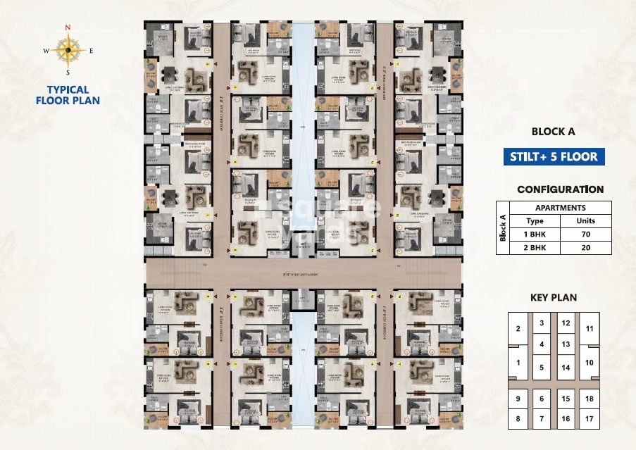 PKR Estates Gurudev Floor Plans