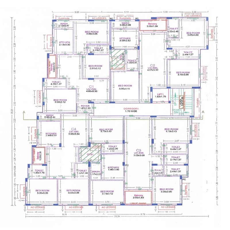 PKS Sai Bliss Floor Plans