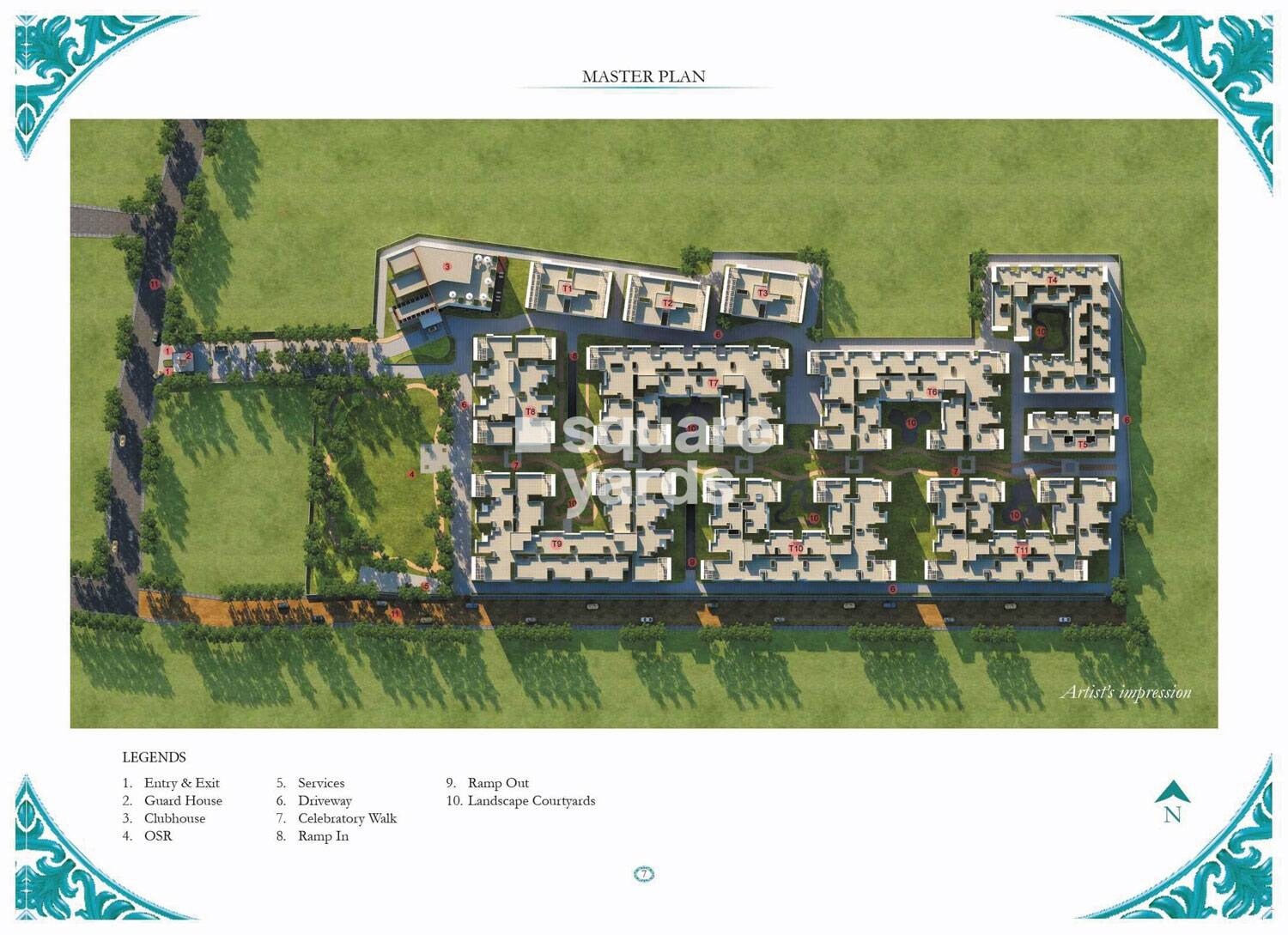 Prestige Courtyards Master Plan 1