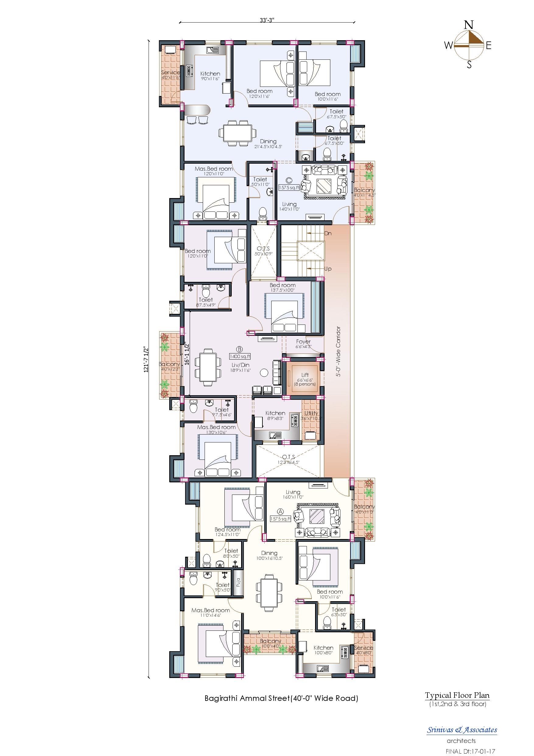 Pushkar Jayalakshmi Manicakam Villa Floor Plans