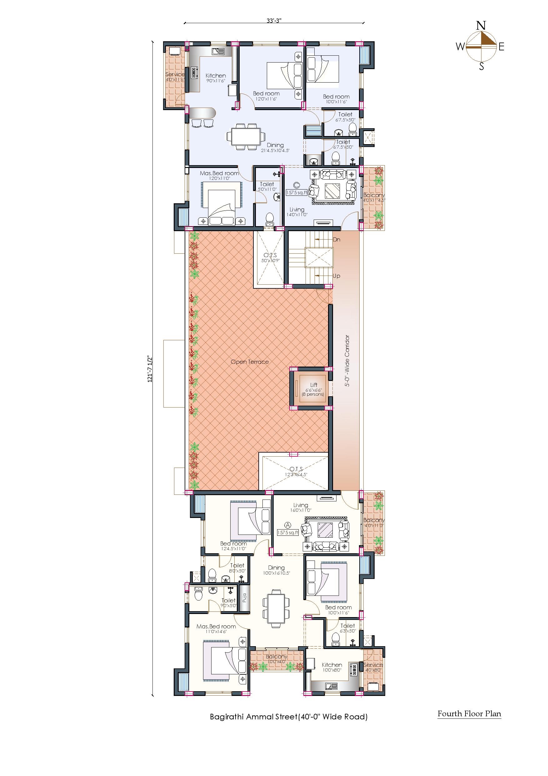 Pushkar Jayalakshmi Manicakam Villa Floor Plans