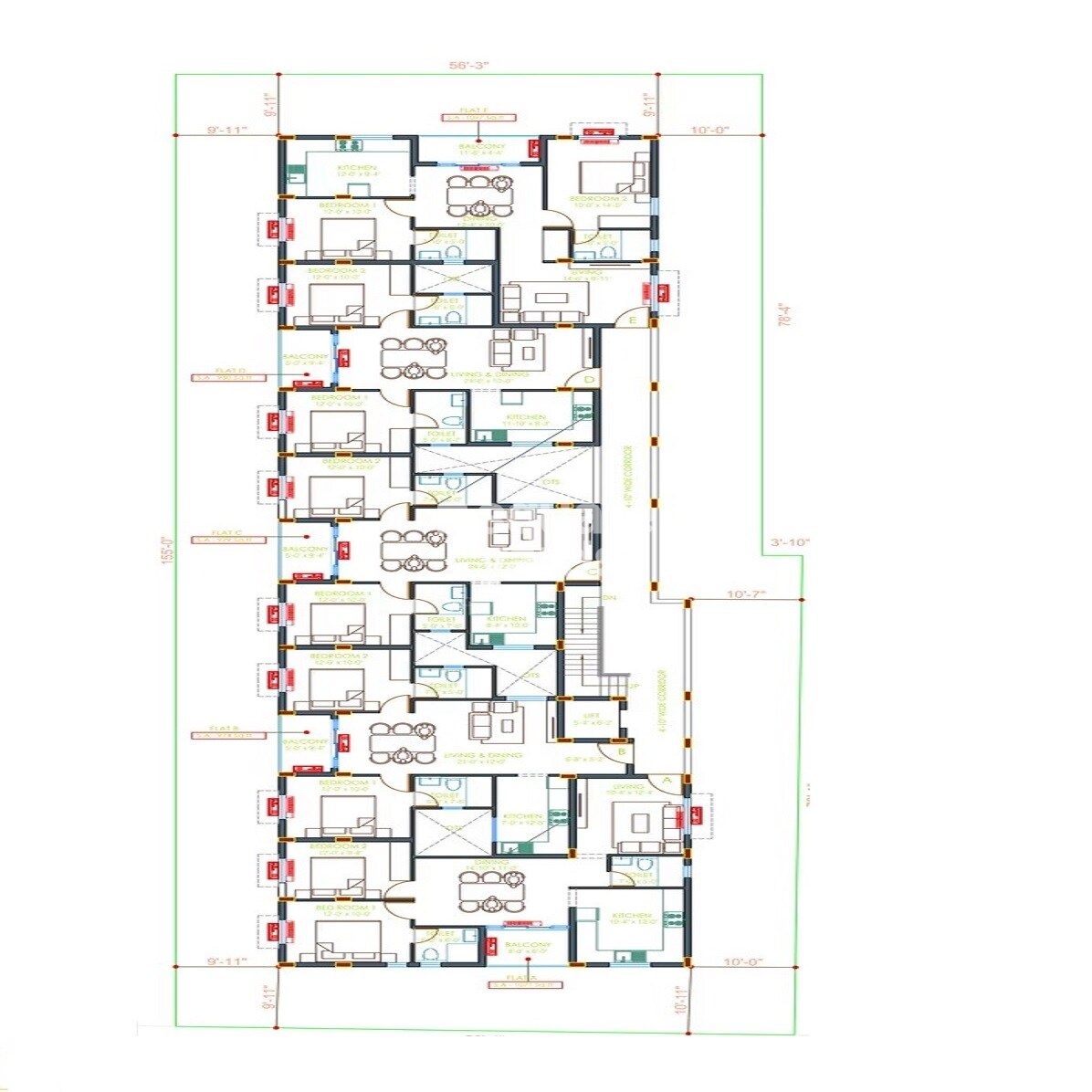 Pushkar Kausaliya Enclave Floor Plans 1