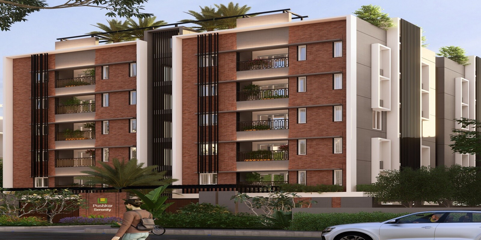 Pushkar Serenity residential project in Thiruvanmiyur