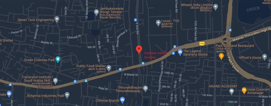 Pushkar Vaibhav Enclave Location Image