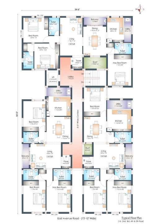 Pushkars Kalpataru Floor Plans