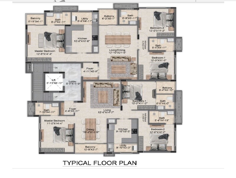 Pushkars Temple Tree Floor Plans