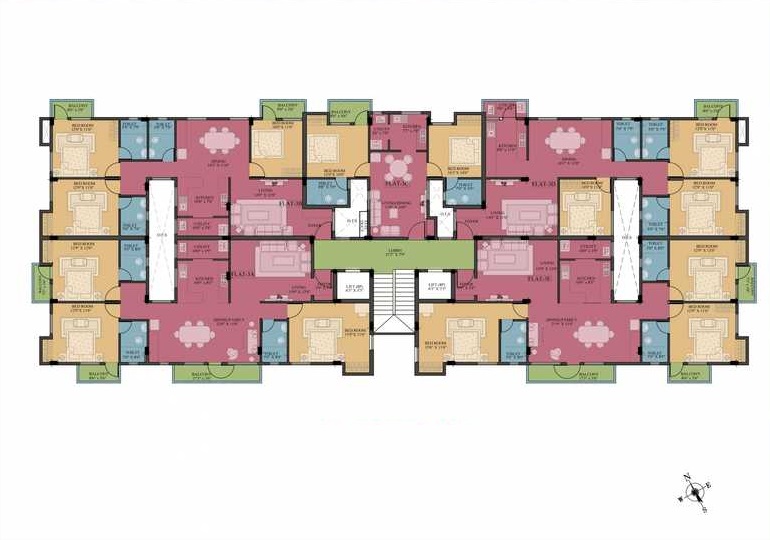 Ramaniyam Manasarovar Floor Plans