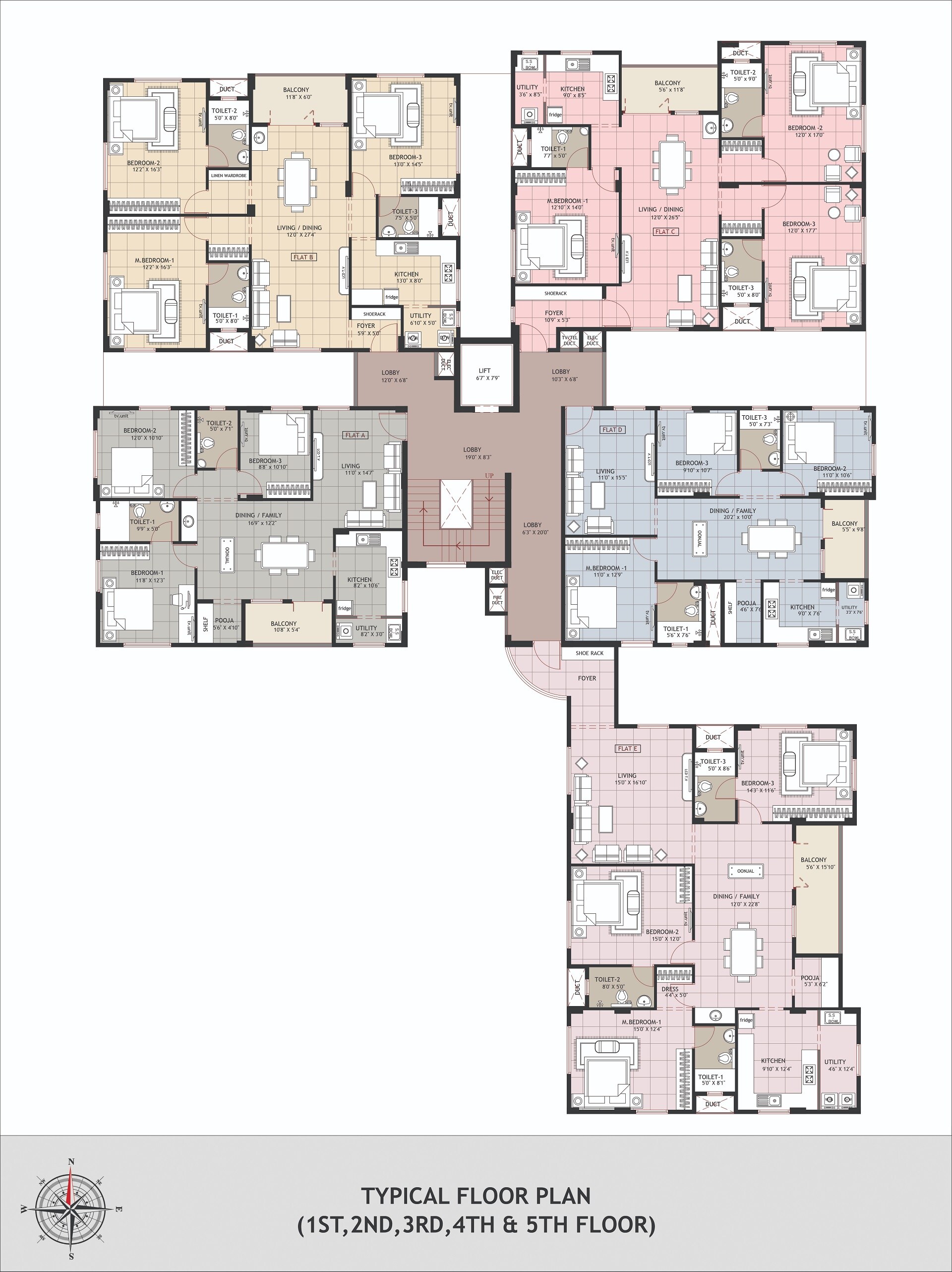 Ramaniyam Prema Saraswathi Floor Plans