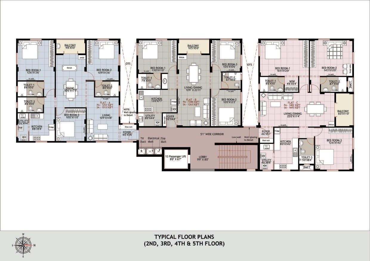 Ramaniyam Purna Krishna Floor Plans