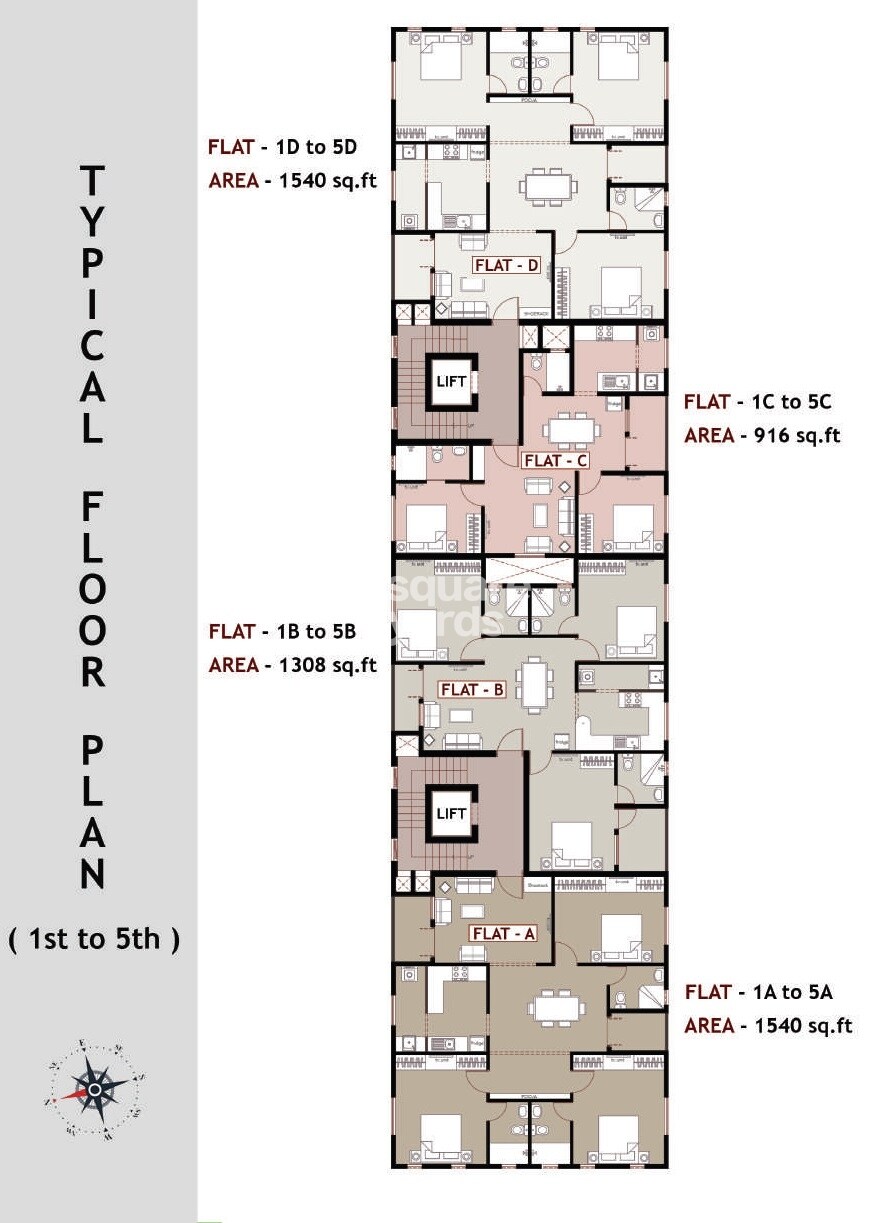 Ramaniyam Summit Floor Plans