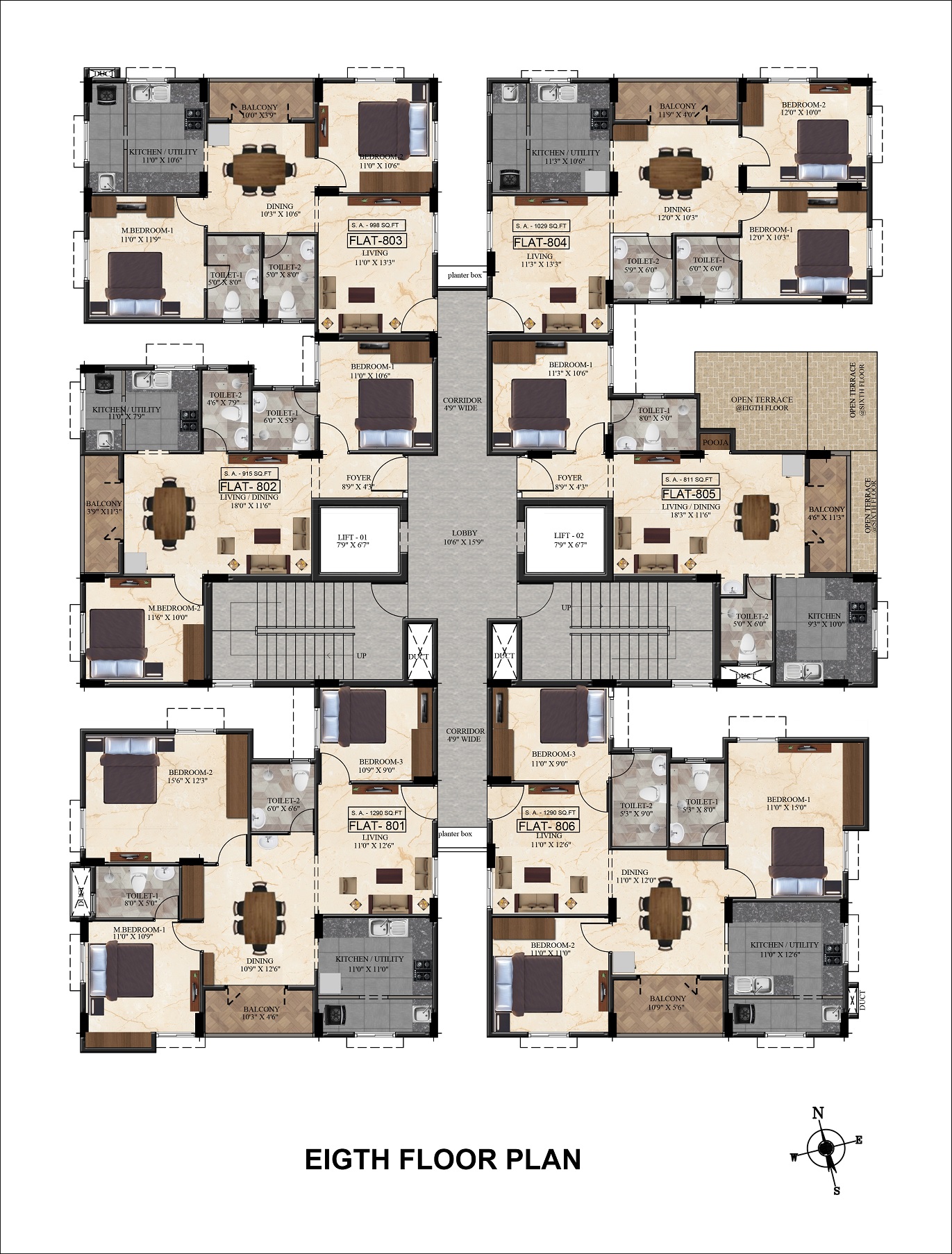 Ramaniyam Syndicate Floor Plans