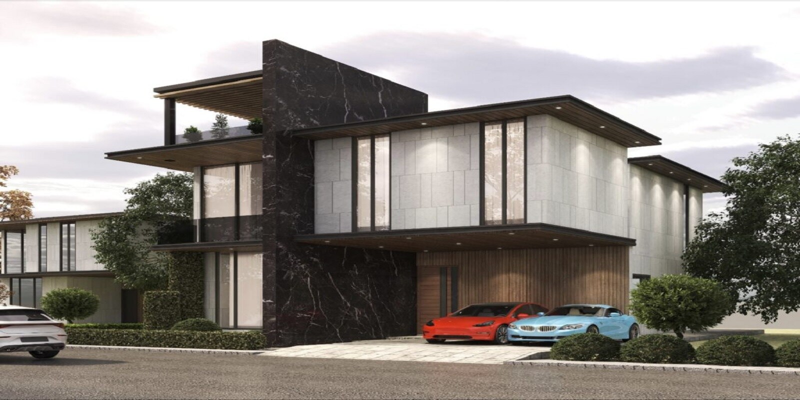 Rams Palm Shore Drive Mansions residential project in Vettuvankani