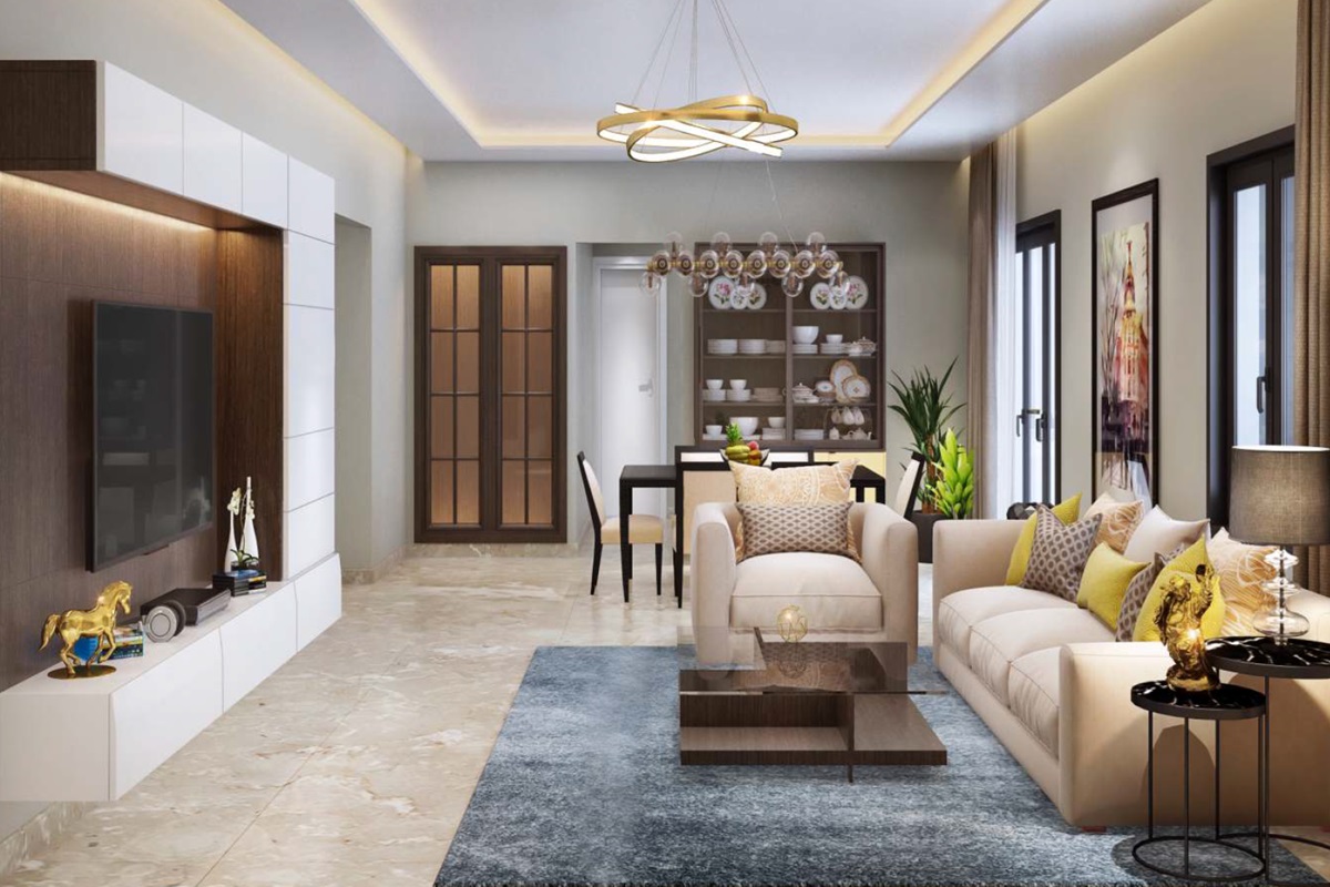 Raunaq Emerald Apartment Interiors