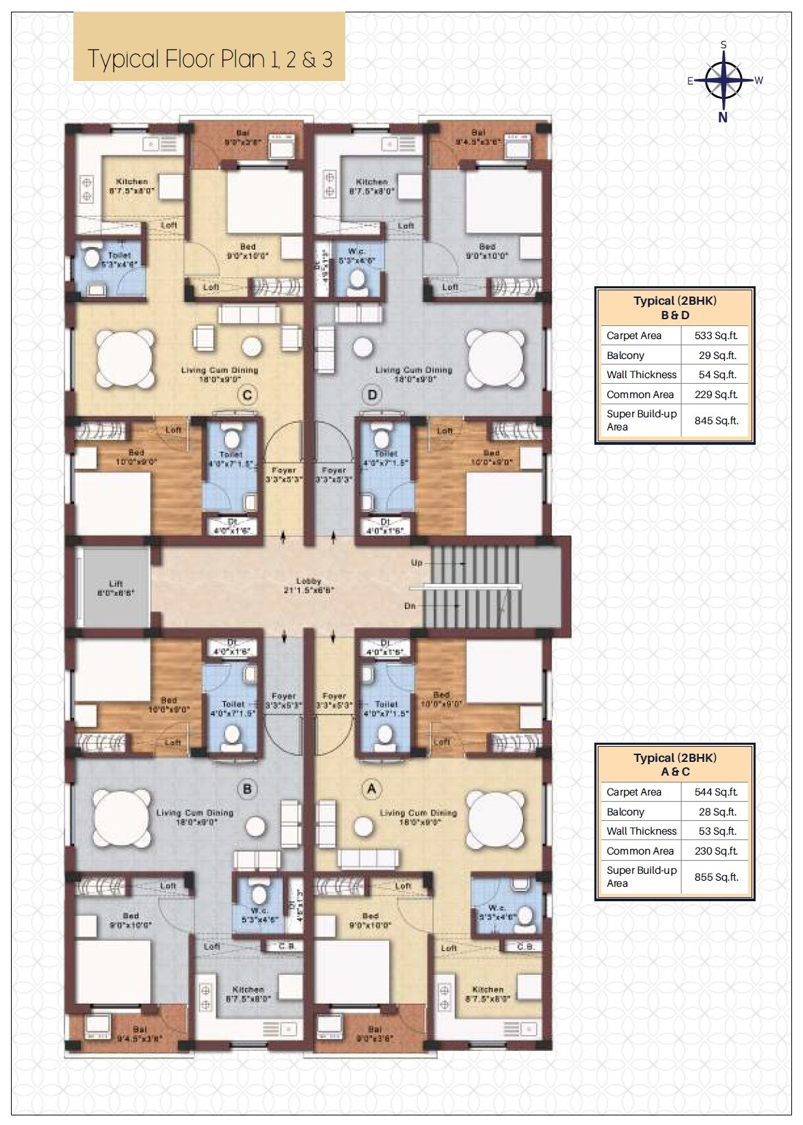 RC First Pride Floor Plans