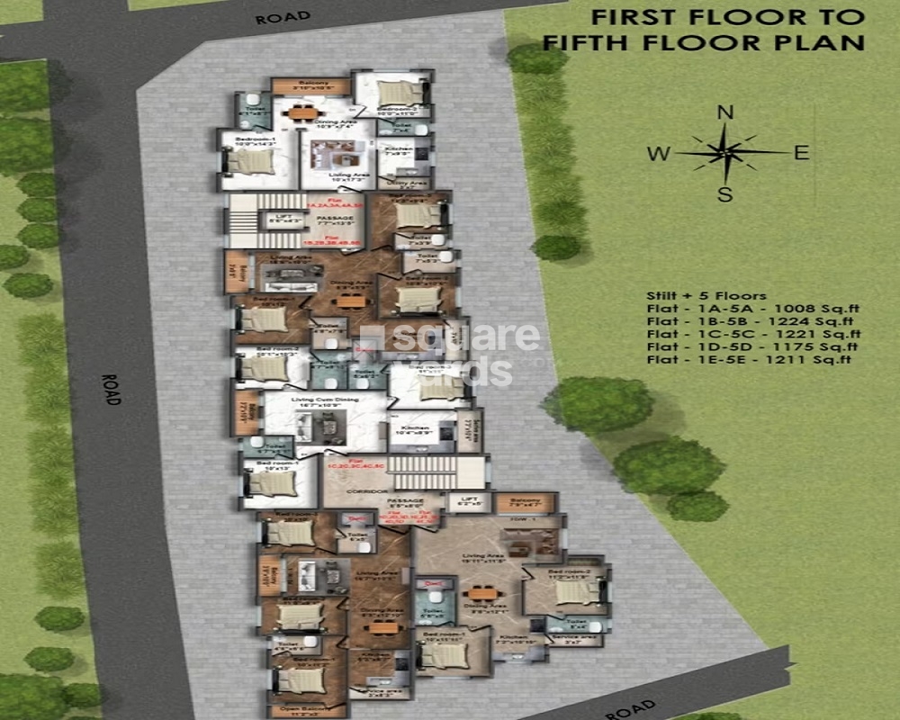 Rohaan Ashoka Floor Plans