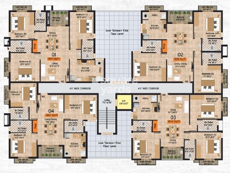 Rohini Mayfair Floor Plans 1
