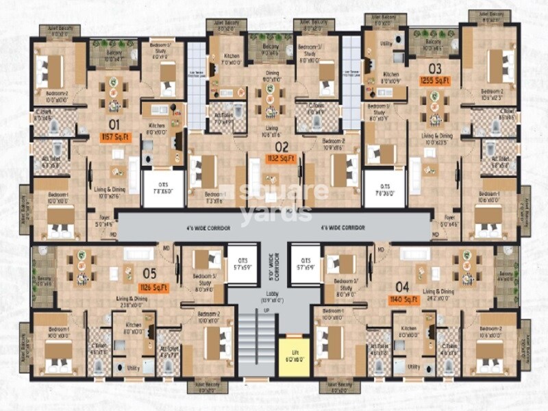 Rohini Mayfair Floor Plans 4
