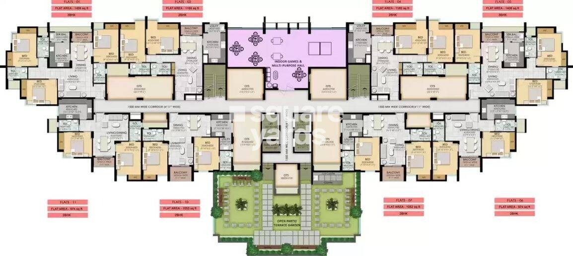 Ruby Royal Tower Master Plan 1