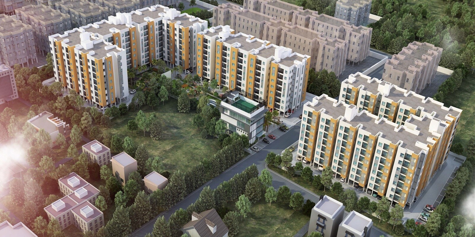 S P Courtyard residential project in Mogappair West