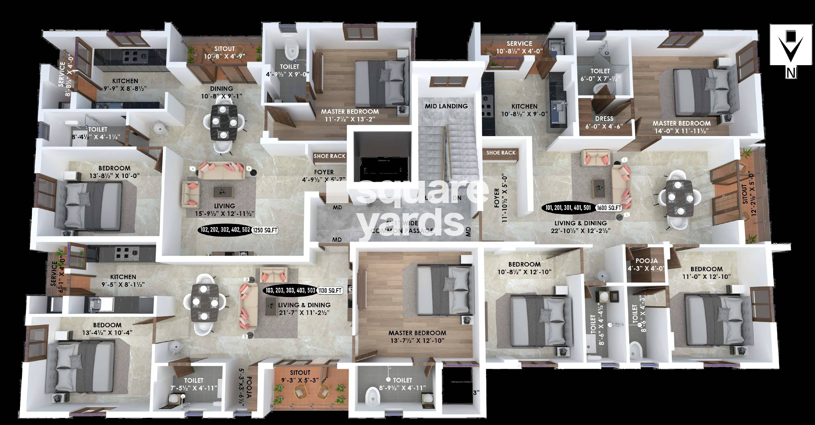 Sai Selva Floor Plans