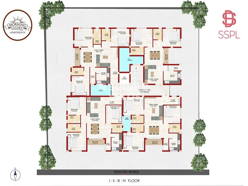 SD Morning Glory Floor Plans