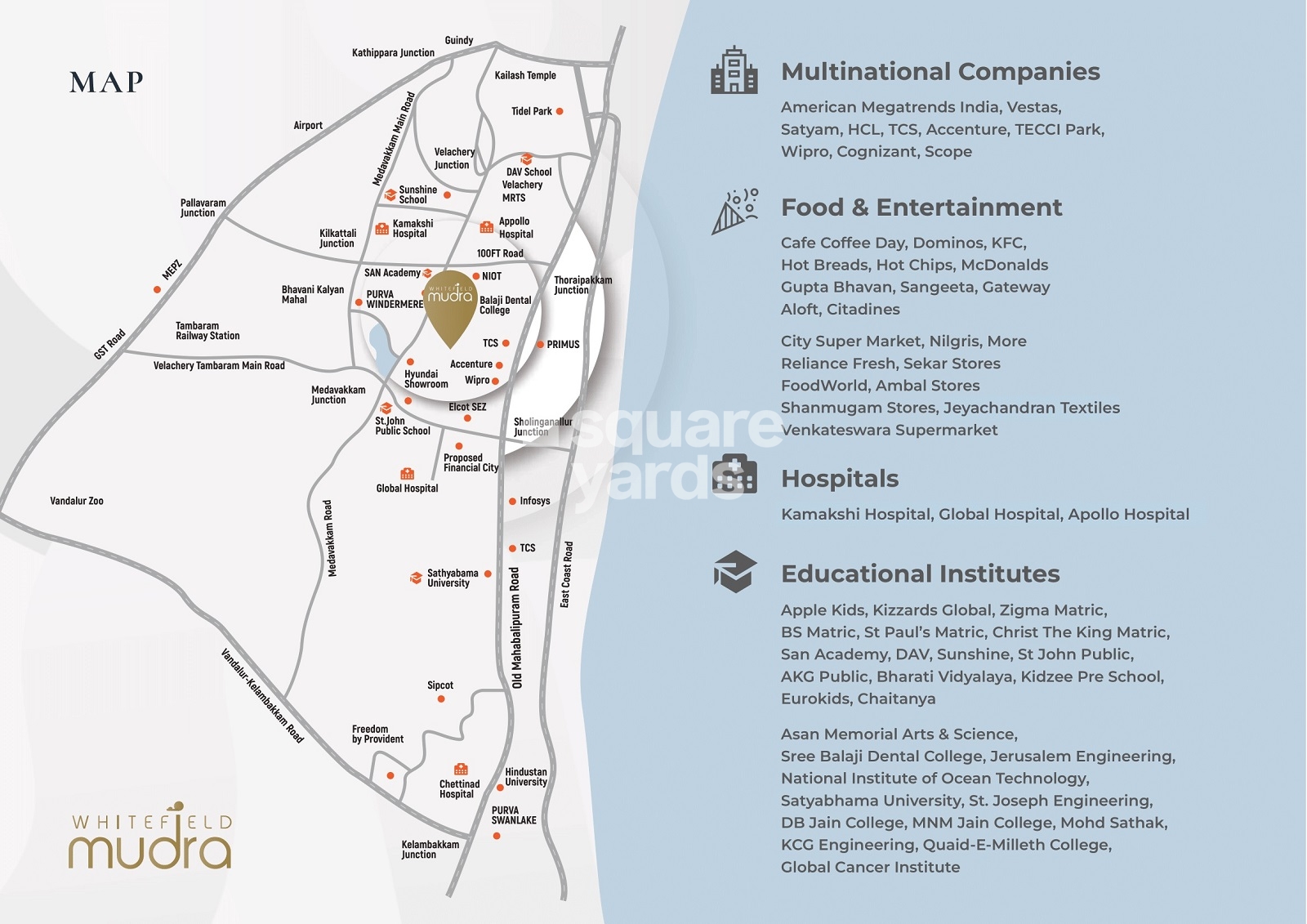 Shirdi Whitefield Mudra Location Image