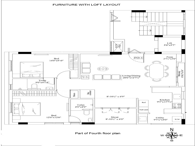 Shri Gokulam Apartments Floor Plans