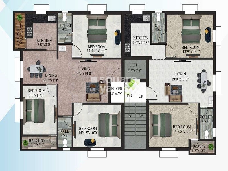 Shrii Amirtha Varshini Apartment Floor Plans