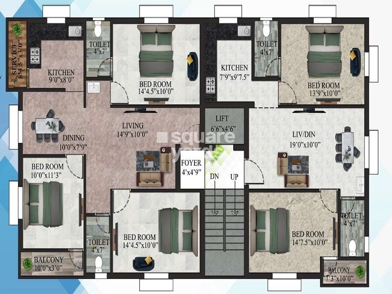Shrii Amirtha Varshini Apartment Floor Plans