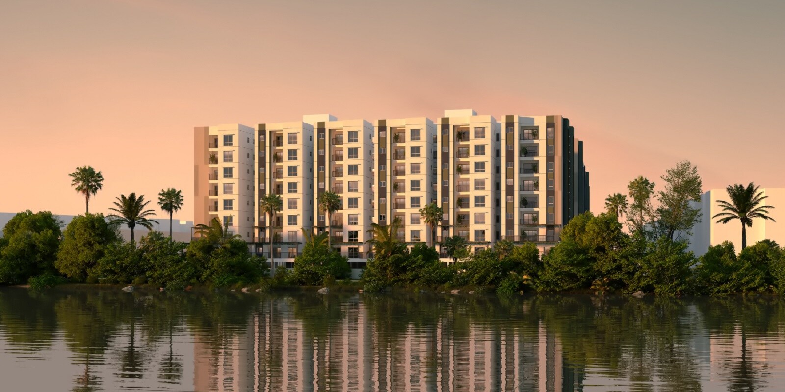 Silversky Lakeside 3 residential project in Puzhal