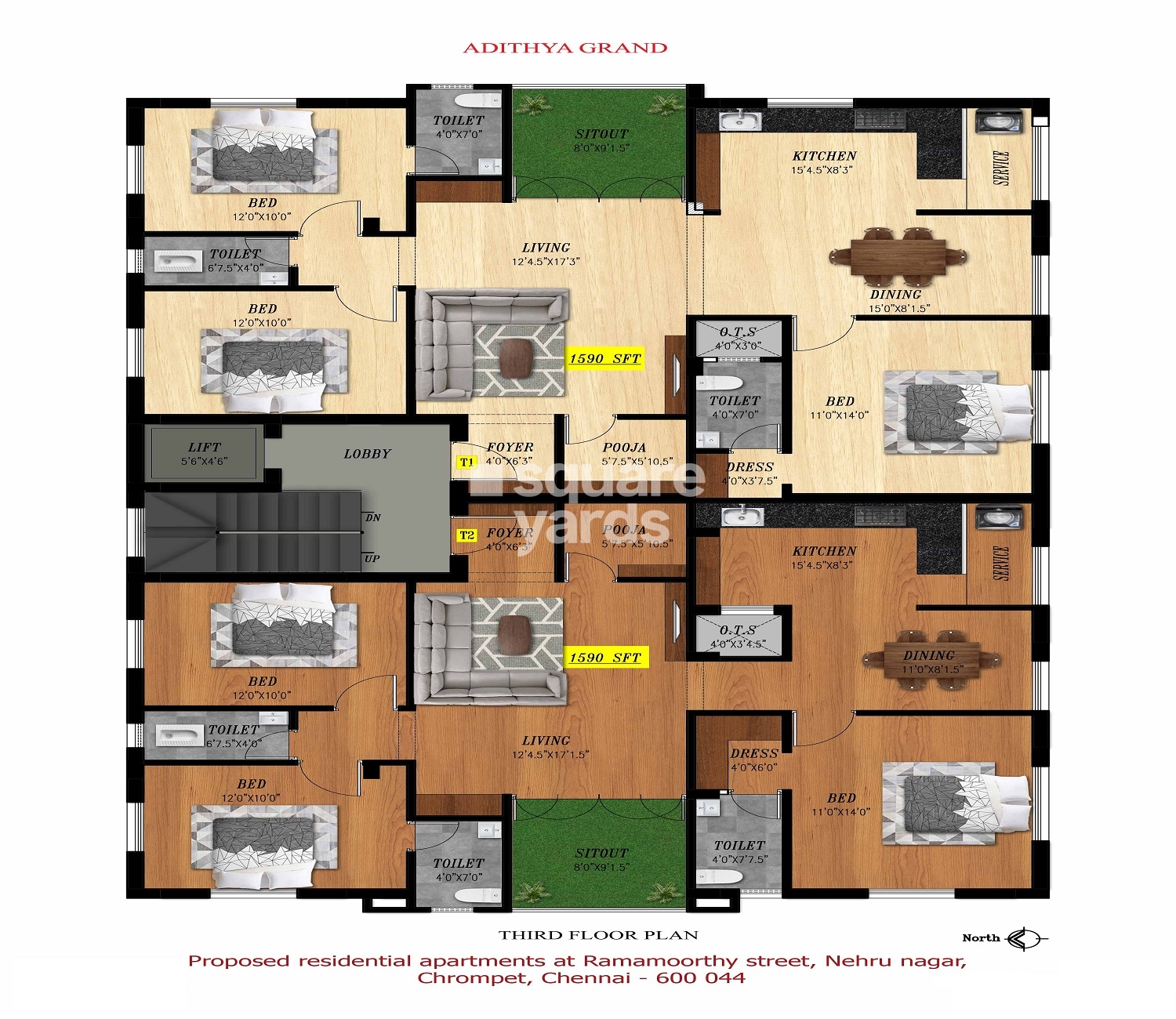 Siva Adhitya Grand Floor Plans