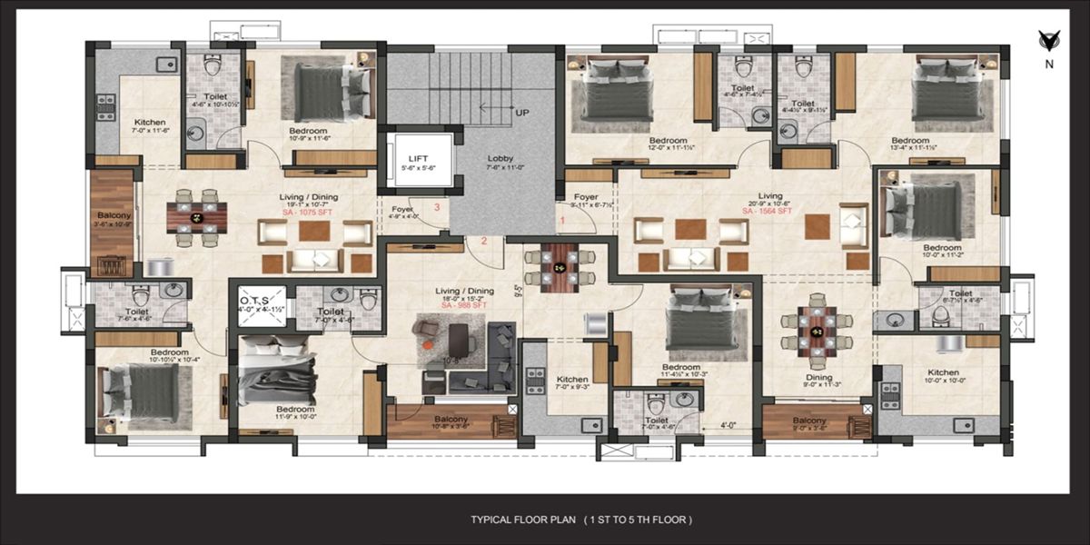 Sivarams Bethel Floor Plans