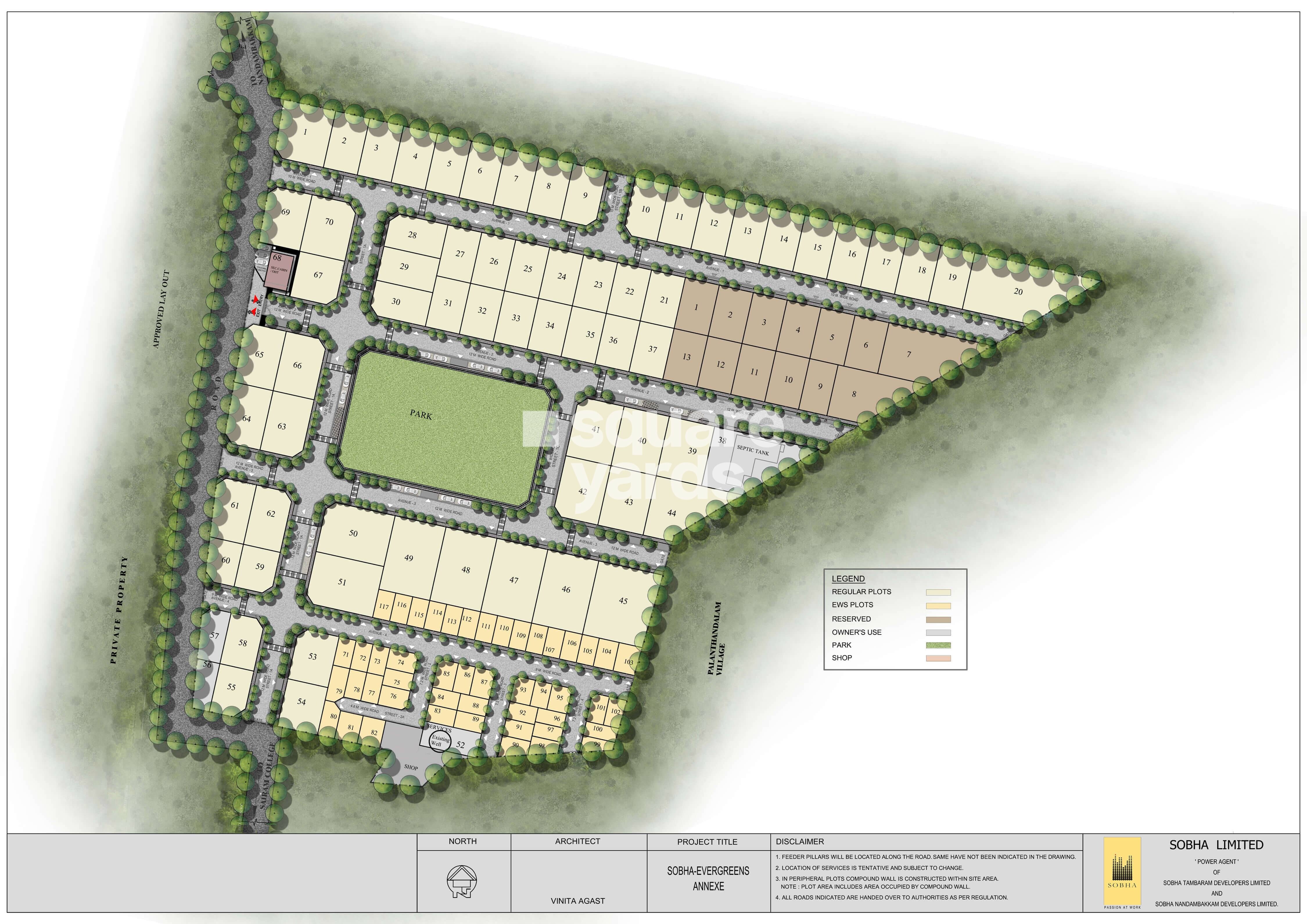 Sobha Evergreens Master Plan 1