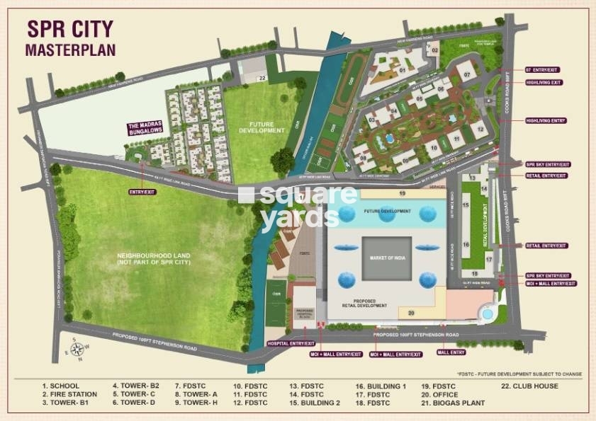 SPR Market Of India Master Plan Image