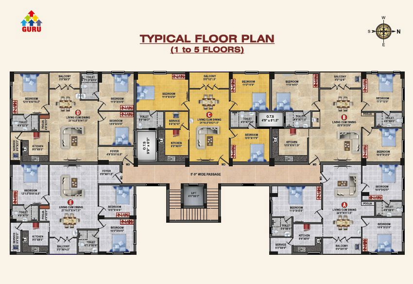 Sree Guru Pragathi Floor Plans