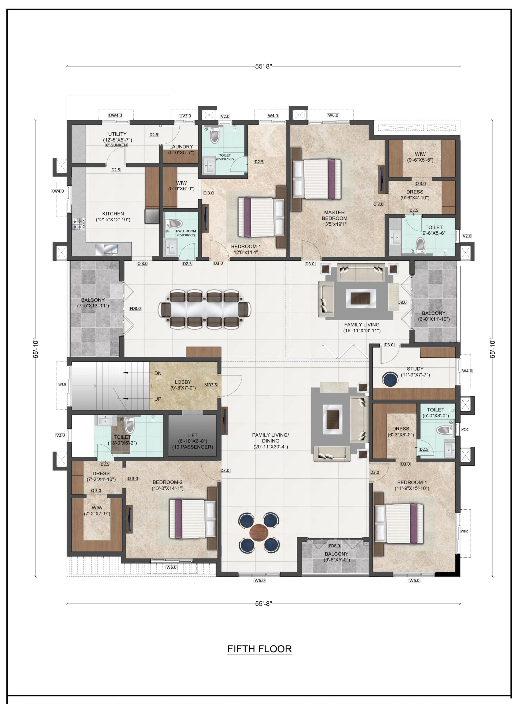 Sreshta Golden Pearl Floor Plans