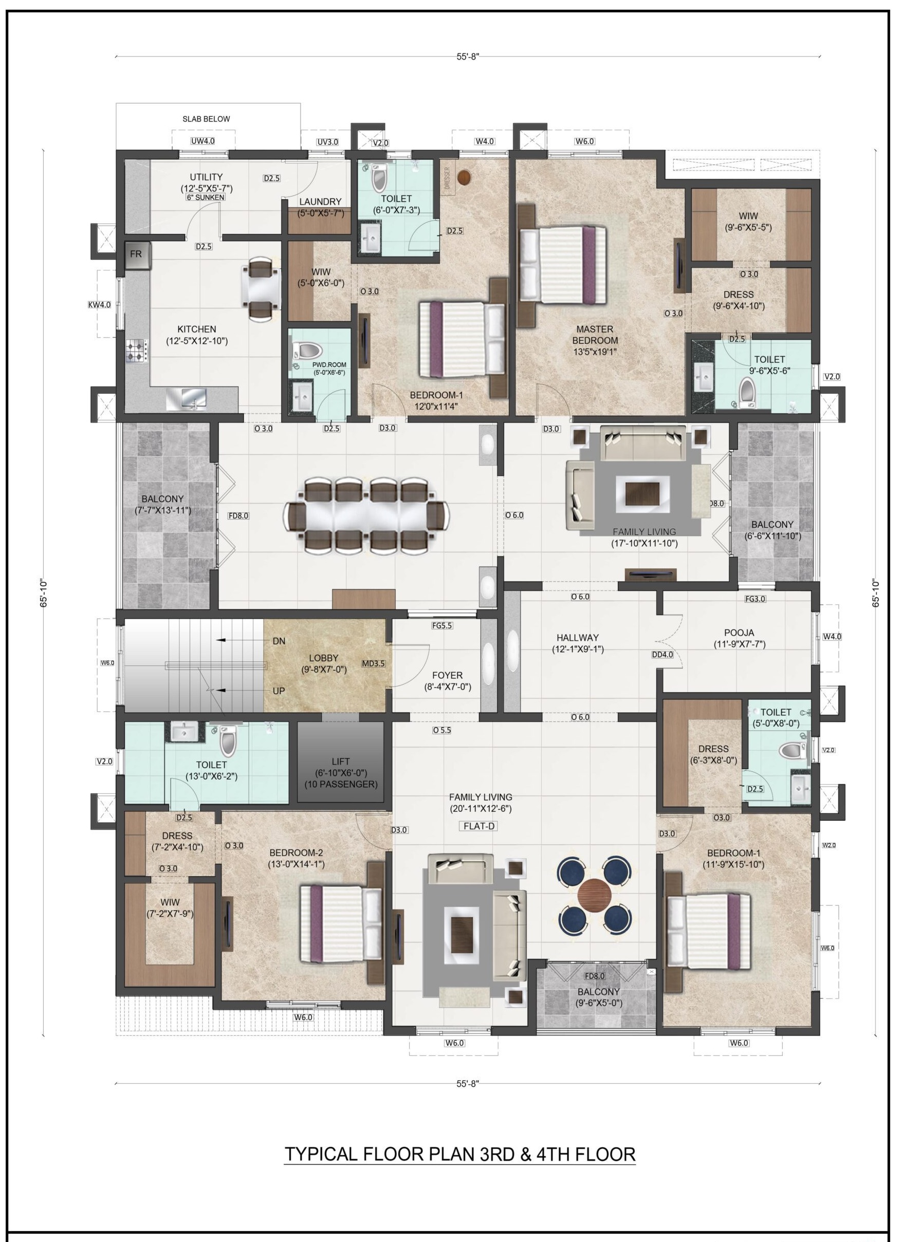 Sreshta Golden Pearl Floor Plans