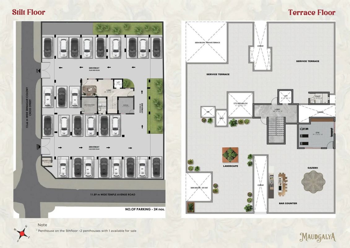 Sreshta Maudgalya Floor Plans