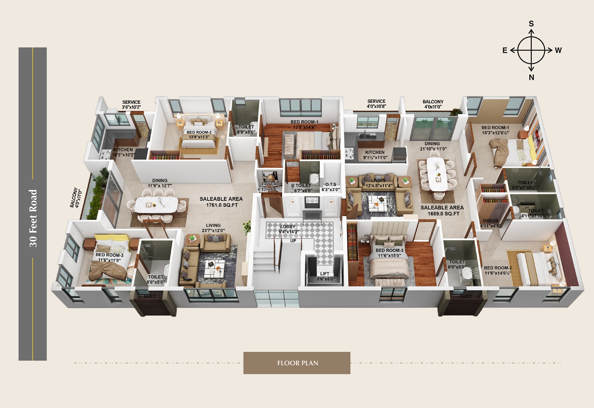 Sri Kirthika Polestar Floor Plans