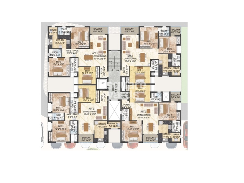 Stepspace Classic Apartment Floor Plans