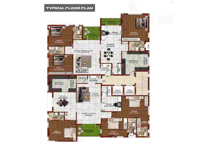 Swathi Janani Apartments Floor Plans