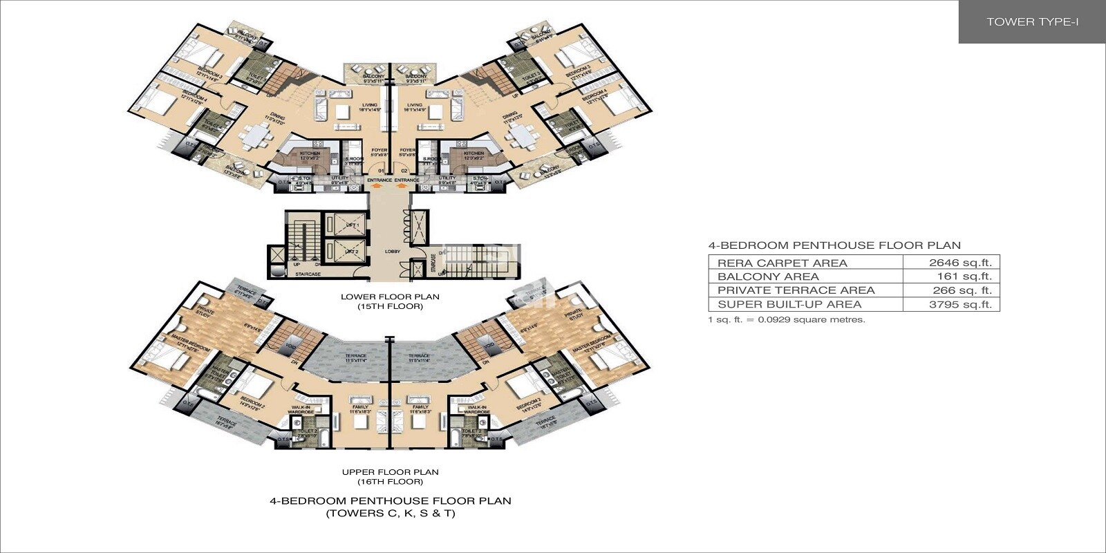 The Metrozone Floor Plans