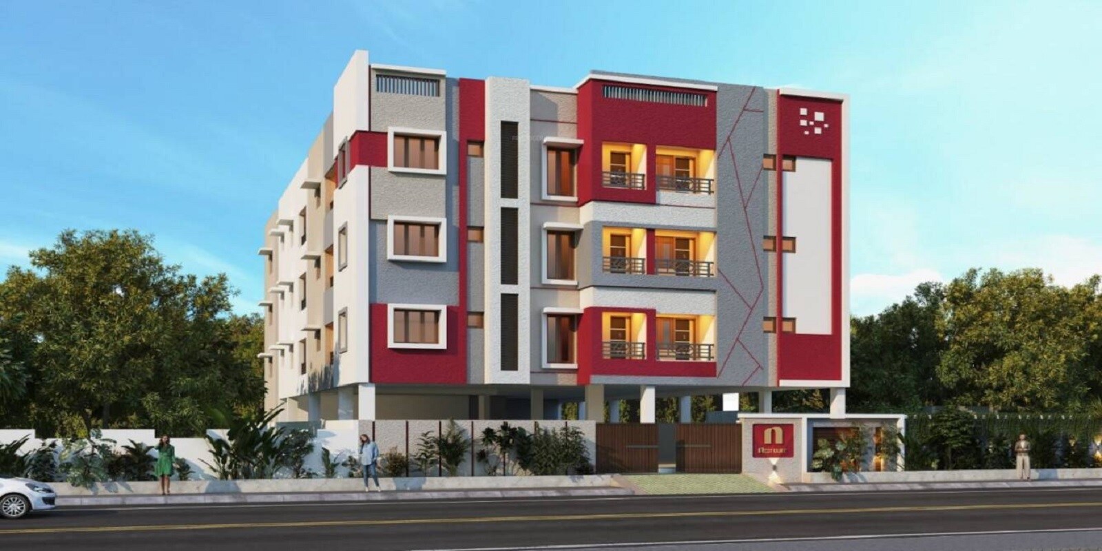 The Nest Glitz residential project in Santhosapuram