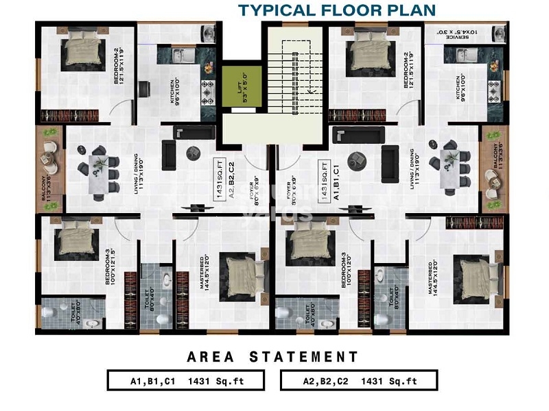 Traventure Amethyst Floor Plans