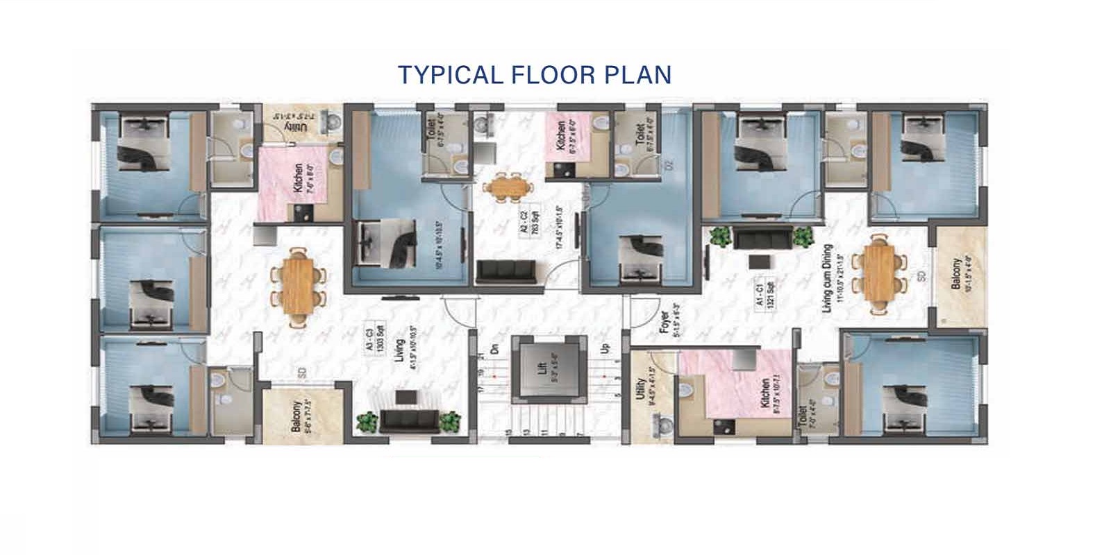 Traventure Anugraha Floor Plans