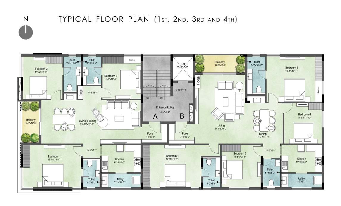 Tulive Antara Floor Plans