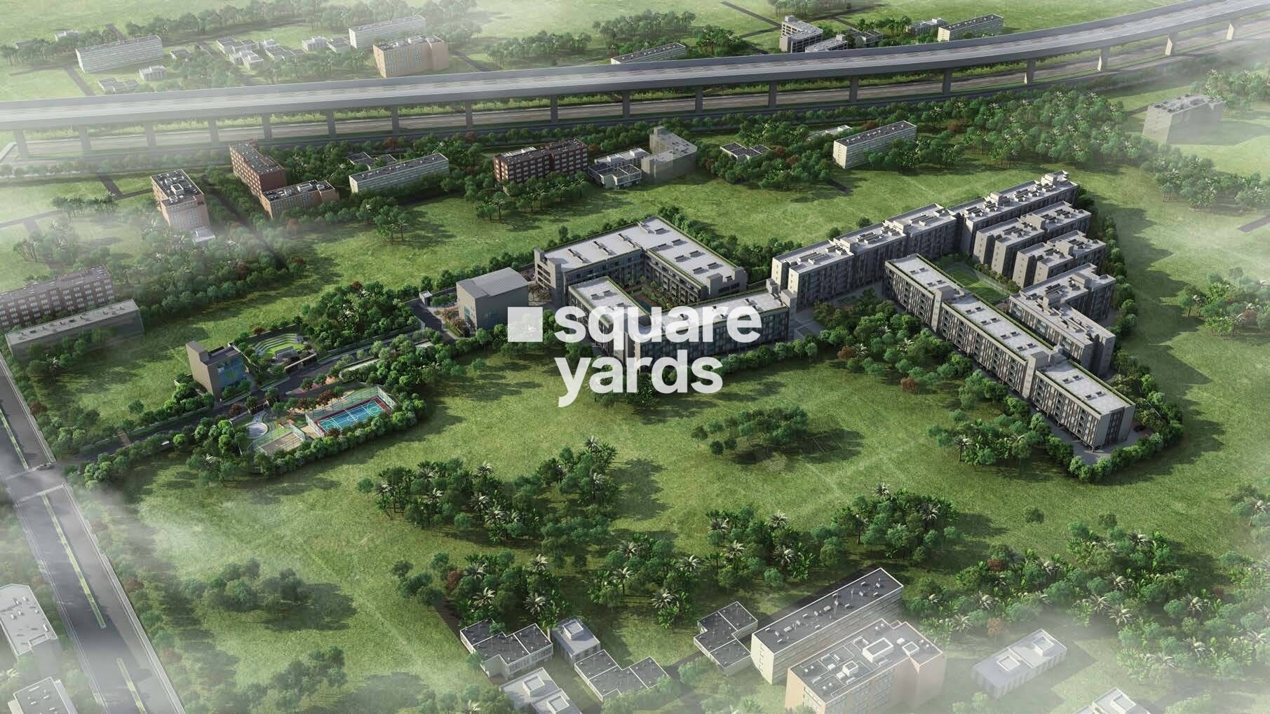 TVS Emerald Green Enclave Tower View